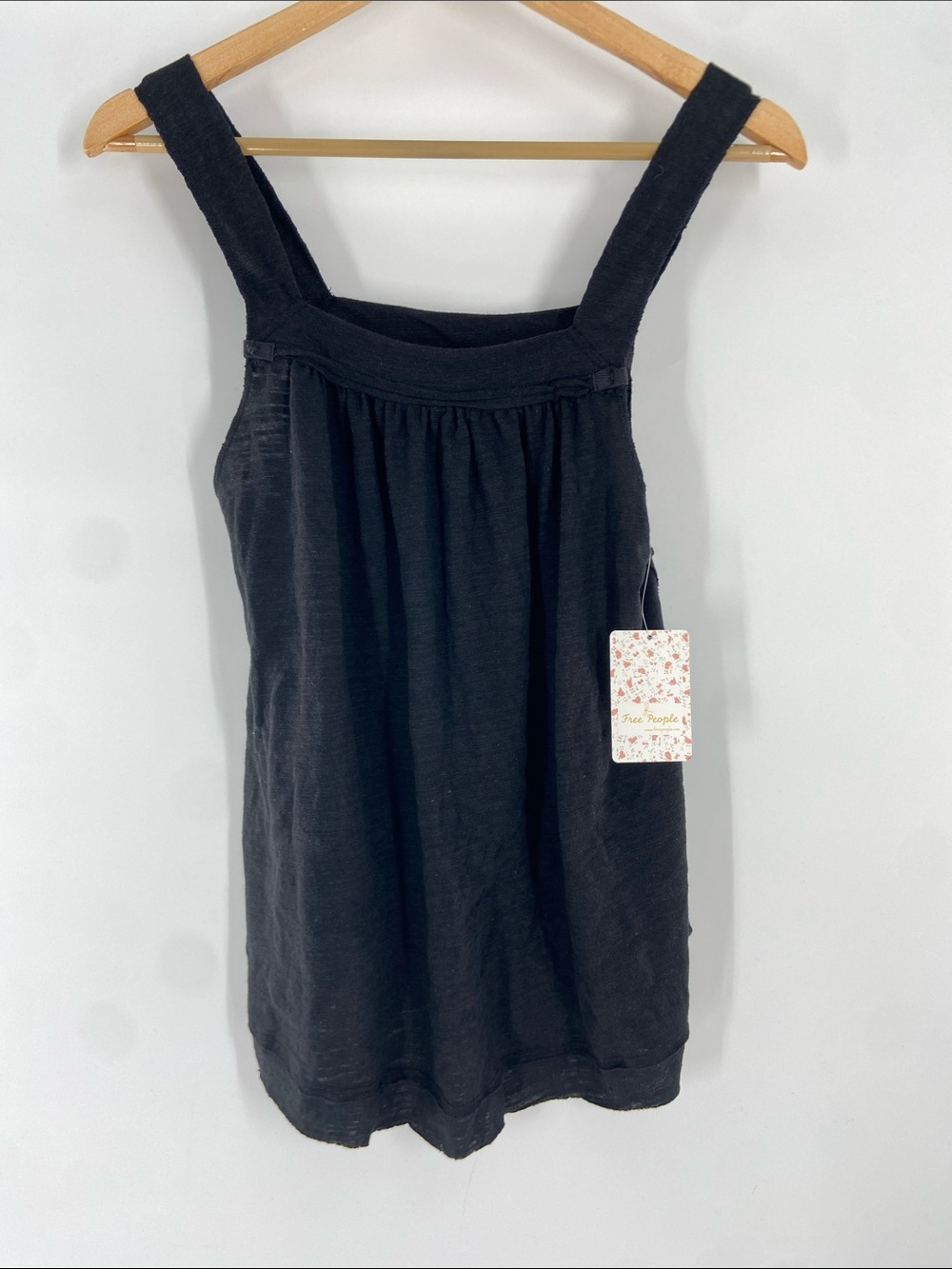 Free People We The Free Black Tank Top NWT